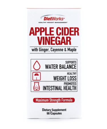 DietWorks Apple Cider Vinegar 90 Capsules