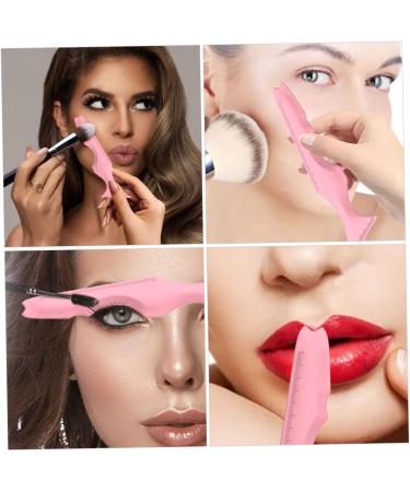 Baluue 4 Pcs Silicone Beauty Lipstick Drawing Aid Makeup Stencils Aid Eyeliner Stencil - Buy Online on GoSupps.com