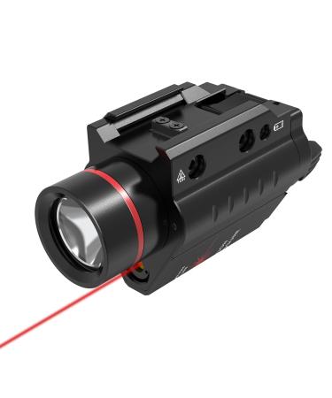 Feyachi LF-38 Red Laser Flashlight Combo 200 Lumen Weapon Light with Picatinny Rail Mount