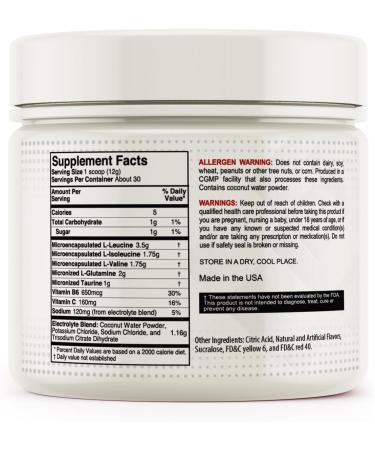 BCAA Energy Hydrating BCAAs - Blood Orange Flavor | 30 Servings | Boost Endurance & Recovery - International Shipping - Buy Online on GoSupps.com