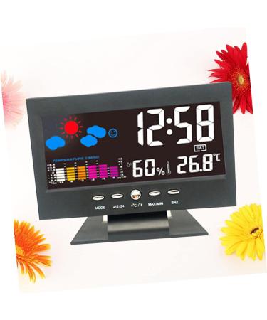 Healeved 2 Pcs Digital Clock Time Display Clock Stylish Clock Creative Clock Multifunctional Clock Led Number Size 1x2pcs - Buy Online on GoSupps.com