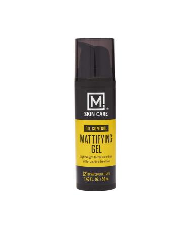 M. Skin Care Men's Oil Control Mattifying Face and Scalp Gel Reduce Excess Oil Lightweight Cruelty and Paraben Free