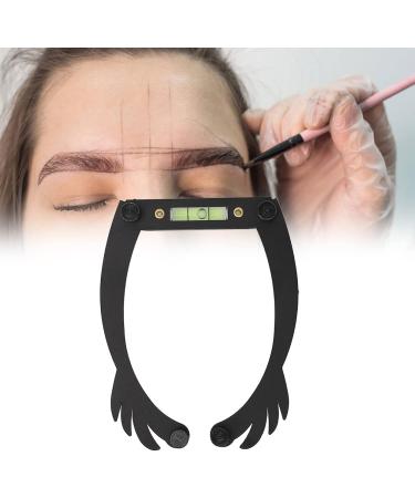Eyebrow Ruler Precise Professional Microblading Line Marker Ruler For Salon (Black) - Buy Online on GoSupps.com