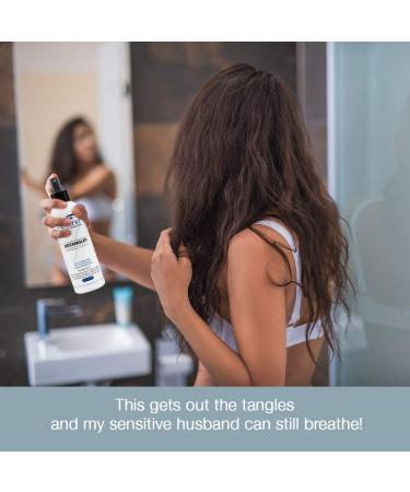 FRAGFRE Detangler 8 oz (2-Pack) - Fragrance-Free & Hypoallergenic Hair Detangler Set - Parabens Free - Leave-in Conditioner for Sensitive Skin - Vegan & Gluten-Free - Styling Heat Protectant - Buy Online on GoSupps.com