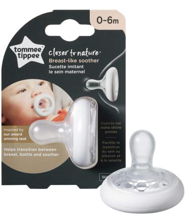 Buy 2 X Ommee Tipee Closer to Nature Breast-like Pacifier | BPA-Free Silicone Jaw-Friendly Design for Newborns & Babies 0-6 Months - International Shipping Available - Buy Online on GoSupps.com