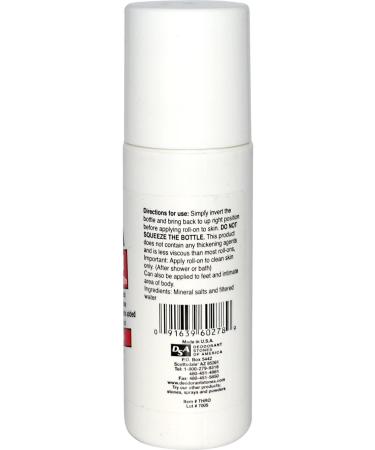 Thai Deodorant Stone All Natural Roll-On Deodorant For Body Face and Feet - 3 Fl oz - Pack Of 2 - Buy Online on GoSupps.com