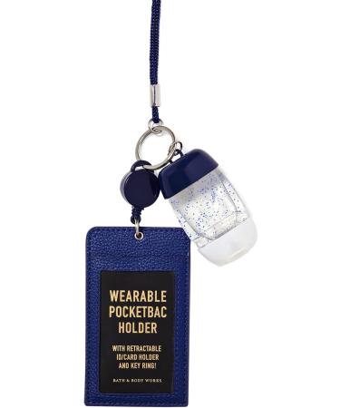 Navy ID Card PocketBac Holder - White Barn BBW | Convenient Wearable Option - Buy Online on GoSupps.com