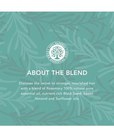 Tisserand Aromatherapy Natural Pure Rosemary Essential Oil Hair Oil Sunflower Oil Hair Care Oil 100% Natural Oil 100 ml - Buy Online on GoSupps.com
