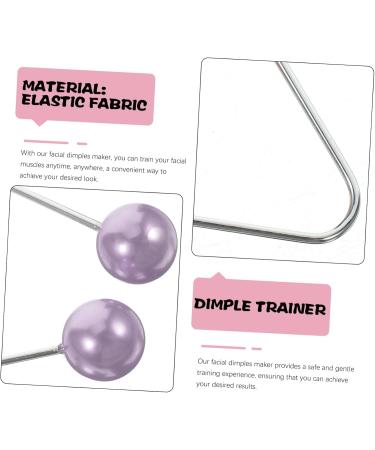 Beaupretty 1 Pair Dimple Trainer Dimple Maker for Cheeks Jaw Trainer Facial Tool Personal Face Trainer Metal Dimples Maker Facial Smile Maker Trainer Tools Accessories Alloy Purple Thin Face - Buy Online on GoSupps.com