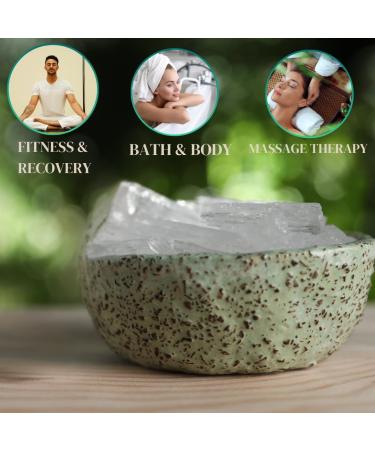 Menthol-Crystals-4-Oz Mentha-Arvensis-Mint Pure-Organic-100%-Natural-by-Bless-International Cosmetics-Salves-Balms-Creams-and-Soap-Making-DIY Resealable-Standup-Bag-for-Long-Lasting-Freshness - Buy Online on GoSupps.com