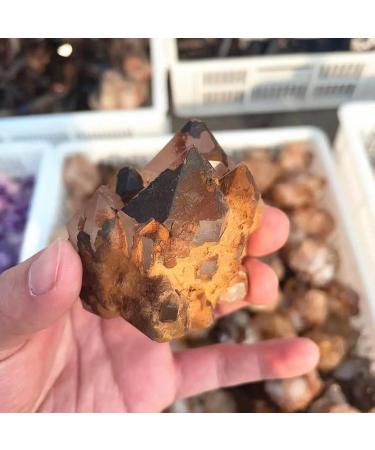 Natural Crystal Rough Natural Stone Crystal Flower Scepter Clear Quartz Cluster Backbone for Decorate 1pc - Buy Online on GoSupps.com