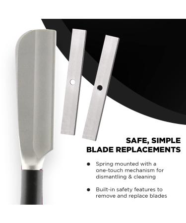 Feather Artist Club Black SS Straight Razor - Precision Shaving Tool - Buy Online on GoSupps.com