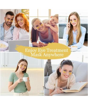 LOPHE Under Eye Patches Collagen 24k Gold Under Eye Masks for Puffy Eyes Moisturizing Under Eye Gel Pads for Dark Circles Bag Lines Improving Firm Hydrate Under Eye Patches (30 Pairs) - Buy Online on GoSupps.com