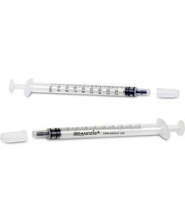 1ml Syringe with Cap (100 Pack) | Oral Dispenser for Infants & Pets - Buy Online on GoSupps.com