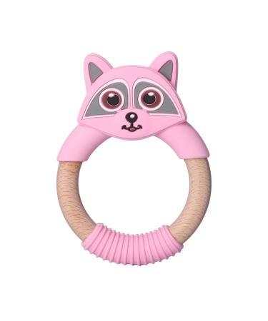 Baby childhood diseases toys wood silicone bite ring cartoon animals book childhood diseases toys bpa free for newborn rattles baby oral care toys