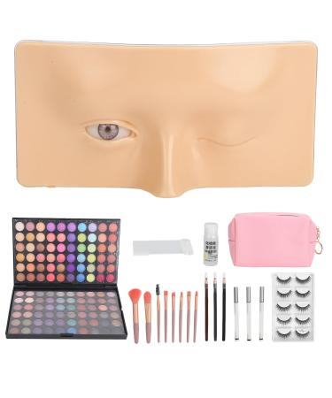 Makeup Practice Face Kit - Complete Silicone Liquid Makeup Board for Salon (White Skin) - Ideal for Skill Development & Tutorials - Buy Online on GoSupps.com