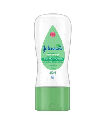 Johnson's Baby Oil Gel with Aloe Vera Vitamin E and Mineral Oil 200 ml 200 ml (Pack of 1)