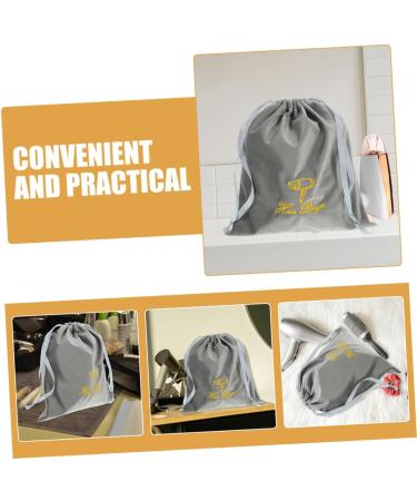 BIUDECO 2pcs Hair Dryer Storage Bag Hair Dryer Bags Drawstring Storage Bags Hair Blower Bag Hair Dryer Organizers Bag Drawstring Bags Hair Blow Dryer Bag Hair Dryer Carrying Bags 30.00X25.00X0.50CM Grey - Buy Online on GoSupps.com