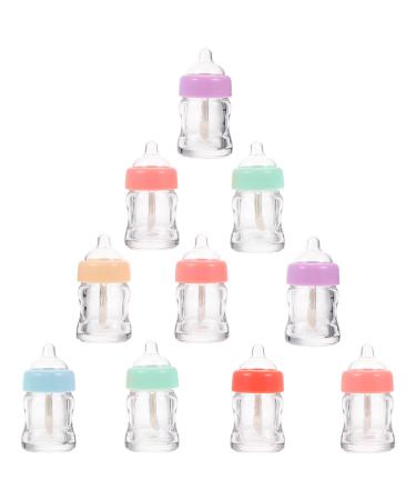 Minkissy 10st bottle lip gloss shaped lip balm pipe bottles for clear lip bottle of empty tubes for filling lip gloss container lip pipe plastic cosmetics travel feeder