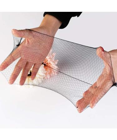 50 Pieces Invisible Hair Nets for Women - Elastic Edge Mesh Hair Bun Accessories in Convenient Box - Buy Online on GoSupps.com
