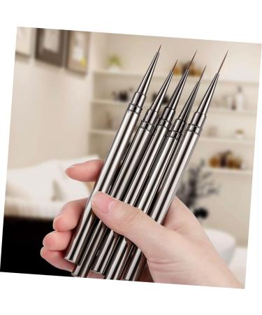 POPETPOP Nail Art Drawing Pen Gel Nails Polish Design for Nail Art Manicure Brushes for Nails Nail Diamond Pen Nail Art Pens Nail Dotting Pens Nail Art Supplies Eyeliner Brush Fine Metal 18x1cm As Shown 2 - Buy Online on GoSupps.com