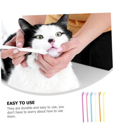 FOMIYES 6pcs Dog Toothbrush and Toothpaste Dogs Toothbrush Small Dog Toothbrush Puppy Pet Portable - Buy Online on GoSupps.com