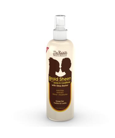 The Roots Naturelle Braid Sheen Braid Spray (1 Bottle -12 Fluid Ounces). Hair Moisturizer Enriched with Vitamins and Essential Oils - Buy Online on GoSupps.com