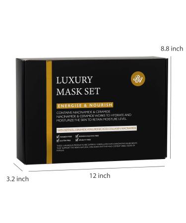 55 Pcs Valentines Day Gifts for Women & Men Charcoal Face Sheet Mask Pack Hydrating Skin Care Set Hydrolyzed Mask Hyaluronic Acid Serum Self Care Kit Birthday Christmas Dad Mom Charcoal 55 PCS - Buy Online on GoSupps.com