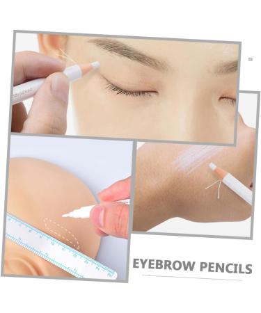 4 pi ces Crayon Sourcils Blancs Effet Poil Imperm able R sistant Sueur Pointe Fine pour Maquillage Pr cis et Naturel - Buy Online on GoSupps.com