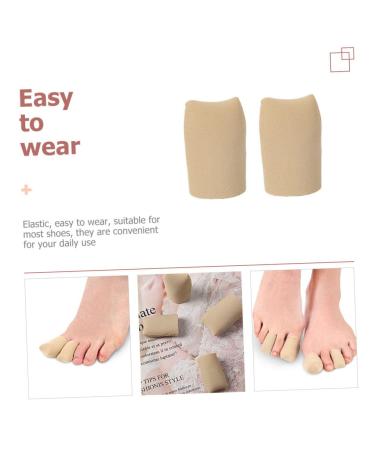 FOMIYES 2pcs Silicone Toe Sleeves - Toe Protectors for Moisturizing - 2.6x4cm - Buy Online on GoSupps.com
