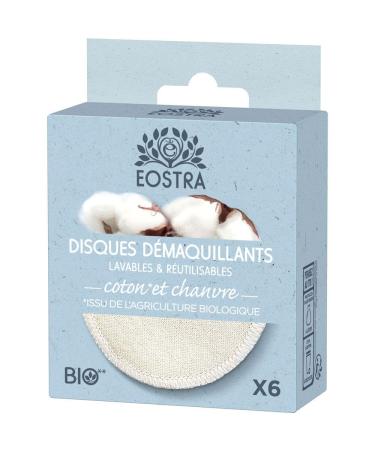 Eostra Washable & Reusable Makeup Remover Pads 6 Cottons
