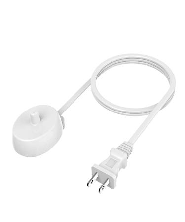 for Oral B Electric Toothbrush Replacement Charger Power Cord Supply Inductive Charging Base Model 3757 Portable Environmental ABS for Travel