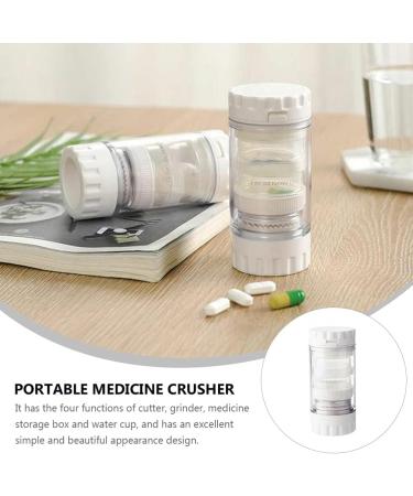 Medicine Pulverizer Manual Twist Crushing Tool Children Cutter for Crushes Tablets White - Buy Online on GoSupps.com