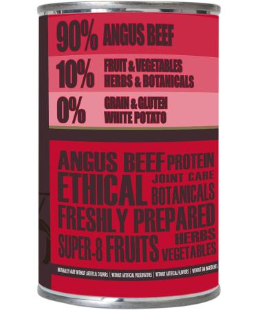 AATU Dog 90/10 Wet Dog Food - Angus Beef 6x400g - Grain-Free & High Protein - Buy Online on GoSupps.com