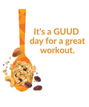 GUUD Athlete Fuel Organic Muesli Cereal 12oz - Oats, Raisins, Almonds, Flax Seeds, Cashews, Pumpkin Seeds - Vegan, Non-GMO, Kosher - Pack of 1 - Buy Online on GoSupps.com