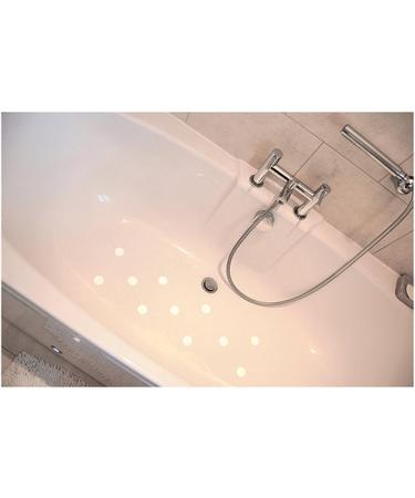 Tenura Peel Off Anti Slip Clear Discs for Baths Shower Floors 97mm Pack of 72 - Buy Online on GoSupps.com