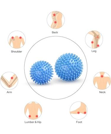 Plantar Fasciitis Relief: Hard Spiky Massage Ball Pack of 2 for Foot Massage & Muscle Recovery - Buy Online on GoSupps.com