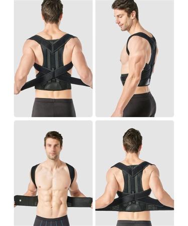 Posture Corrector for Men and Women Back Brace Lumbar Support Belt with Breathable Elastic Waist Bands Support Bars Posture Improve Back Pain Relief (Size : XXL) (X) - Buy Online on GoSupps.com