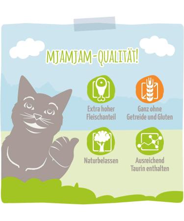 MjAMjAM Cat Meals Mix Package III - 6 x 200g Delicious Gourmet Food for Cats | 1.2kg (1 Pack) - International Shipping Available - Buy Online on GoSupps.com