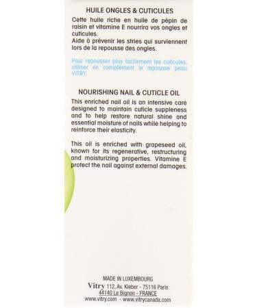 Vitry Nail & Nail Skin Oil 10ml - Strengthen & Nourish Your Nails | Buy Online Internationally - Buy Online on GoSupps.com