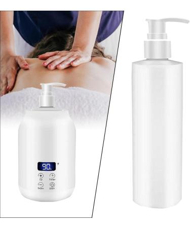 Colcolo Distributeur de bouteilles d' de massage Bouteille professionnelle subdivis e Outils de massage Bouteille de lotion portable Chauffe-bouteille T te de Pompe Blanche - Buy Online on GoSupps.com
