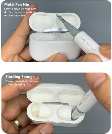 GEUNG DEMDEM Airpods Pro Cleaner Kit - Multi-Function Cleaning Pen with Brush, Sponge, and Cloth for TOZO, Apple, Sony, Beats, Samsung, JBL, MI - Compatible with Airpods Pro 1 2 3 Gen - Buy Online on GoSupps.com