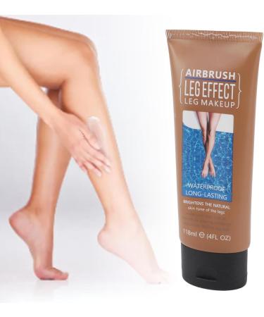 118ml Airbrush Legs Leg Makeup Lotion Body Makeup Foundation Waterproof Long Lasting Full Coverage Lightweight Leg Body Cosmetic for Wedding (3#) - Buy Online on GoSupps.com