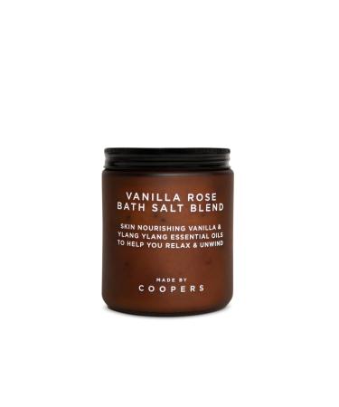 Made by Coopers Vanilla Rose Nourishing Bath Salt Blend With Essential Oils and Coconut Oil 500g Jar - Buy Online on GoSupps.com