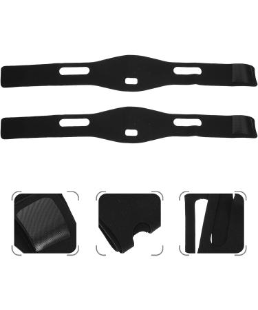 Healvian Anti Snoring Chin Strap 2Pcs - Adjustable Stop Snoring Solution for Better Sleep - Black - Buy Online on GoSupps.com