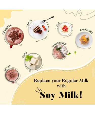 HYE FOODS Vegan Soy Milk Powder - 49% Protein - Unsweetened - 17.6 Oz (500g) - Buy Online on GoSupps.com