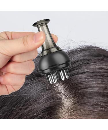 Combndht Liquid Applicator for Scalp Medication - Durable Massage Comb for Hair Growth & Treatment | Easy to Use - B Black - Buy Online on GoSupps.com