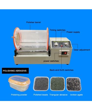 3Kg Jewelry Polisher Barrel for Glass Rotary Tumbler - 6.6Lbs Capacity for Jewelry Makers - Buy Online on GoSupps.com