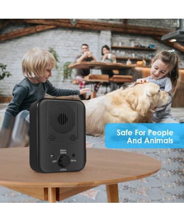 Anti Barking Device Dog Barking Control Devices 3 Levels Ultrasonic Dog Rechargeable & Waterproof Bark Stopper for Pets | Dog Deterrent for Indoor & Outdoor Use- Stop Barking Dog Training Tools Black-bb - Buy Online on GoSupps.com