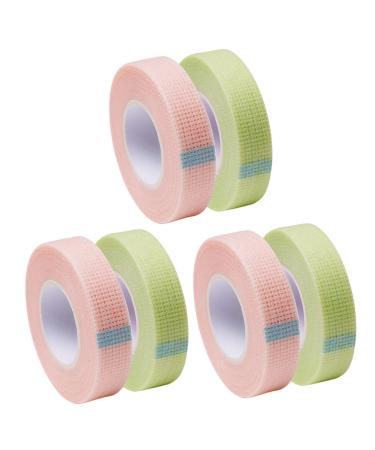 minkissy 6 Rolls Lash Tape Makeup Tool Eyelash Grafting Tools Lash Extensions Pads Supplies Medical Adhesive Tape Graft Eyelash Tapes Non-woven Tape Japanese-style Extension Pad
